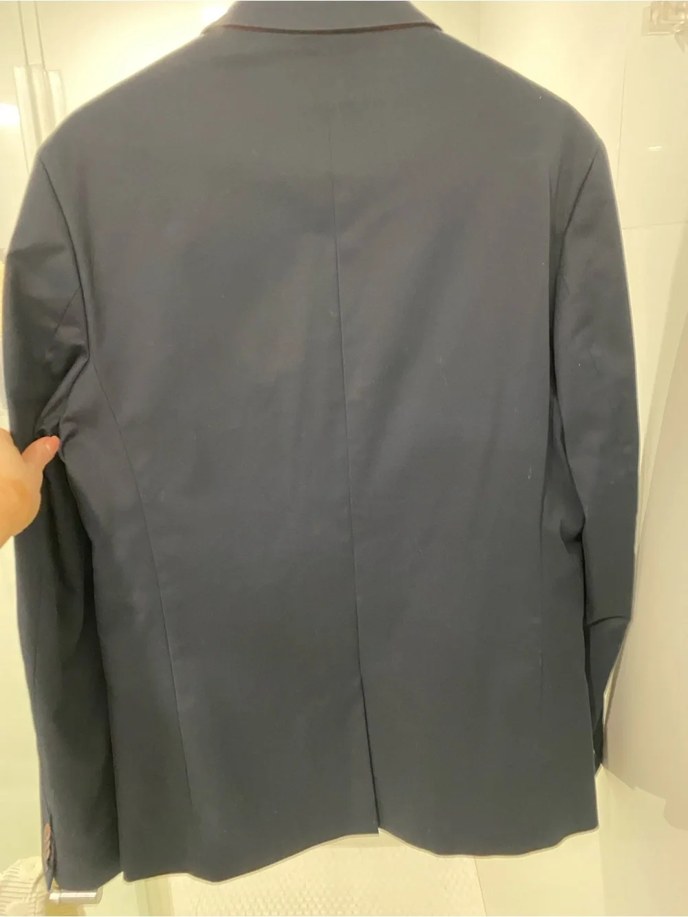 Men's Navy Blazer - Classic Tailored Suit Jacket
